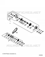 SYSTÃˆME DE TRANSMISSION, PRIMARY  AND SECONDARY CLUTCHS