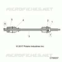 SYSTEME DE TRANSMISSION, REAR HALF SHAFT