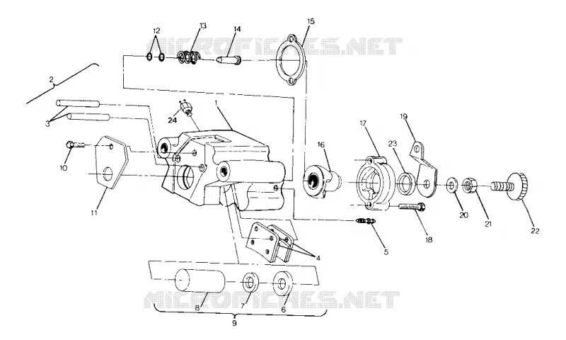 FREIN ARRIERE 250 4x4 / W928127 (4922872287C005)
