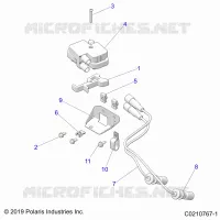ELECTRICITE, IGNITION COIL MOUNTING