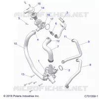 MOTEUR, WATERPUMP AND BYPASS