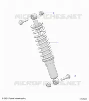 SUSPENSION, AMORTISSEUR AVANT
