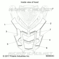BODY, HOOD FOAM/FIBER