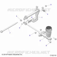 BRAKES, PEDAL AND MAITRE CYLINDRE MOUNTING