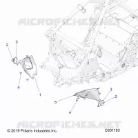CHASSIS, TIE ROD BOOT ASM.