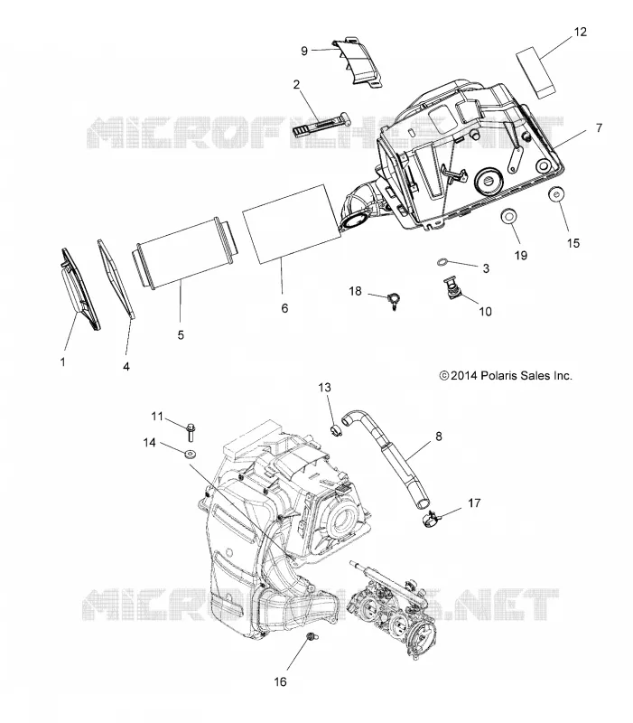 MOTEUR, PRISE D'AIR