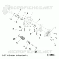 SYSTEME DE TRANSMISSION, PRIMARY CLUTCH