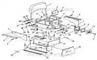 PORTE BAGAGES ET DOSSERET WIDETRAK LX 0972065 and  EUROPEAN WIDETRAK LX E97 (4938223822A014)