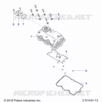 ENGINE, COUVERCLE SOUPAPE