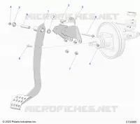 FREINS, FOOT PEDAL