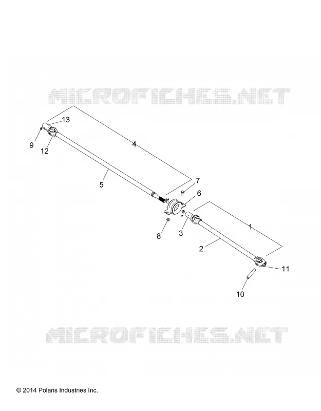 SYSTÃˆME DE TRANSMISSION, FRONT AND REAR PROP SHAFT