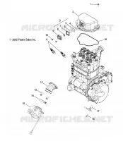 MOTEUR, SUPPORT CORPS DE PAPILLON