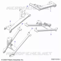 SUSPENSION ARRIERE CONTROL ARMS