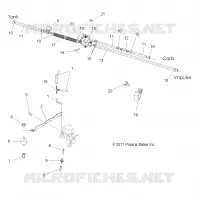 MOTEUR, CARBURATEUR MOUNTING AND CARBURANT LINES