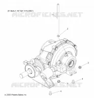 PONT, MOUNTING, REAR (BUILT AFTER 1/15/07)