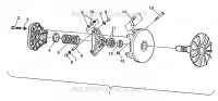 EMBRAYAGE DE TRANSMISSION ASSEMBLY 4X4 350L W938139 (4924052405025A)