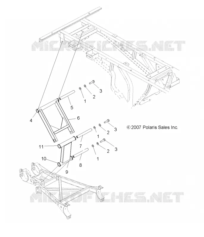 SUSPENSION, STABILISATEUR BRAS ARRIERE