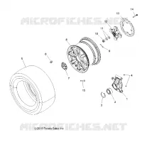 ROUES, REAR AND HUB