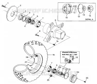 ROUE AVANT Scrambler 400L W97BC38C (4939893989B005)