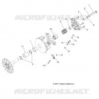 SYSTÈME DE TRANSMISSION, PRIMARY CLUTCH