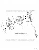 ENGINE, STATOR AND FLYROUE