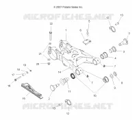 CHASSIS, BRAS OSCILLANT