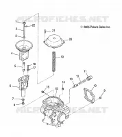 MOTEUR, CARBURATEUR, UPPER