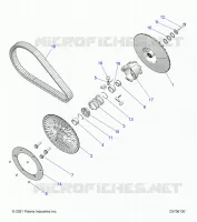 SYSTÃˆME DE TRANSMISSION, SECONDARY CLUTCH