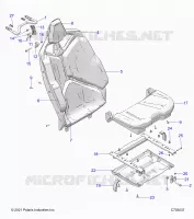 SIEGE ASM., REAR