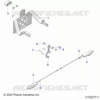 ELECTRICITE, TURN SIGNALS AND LICENSE PLATE