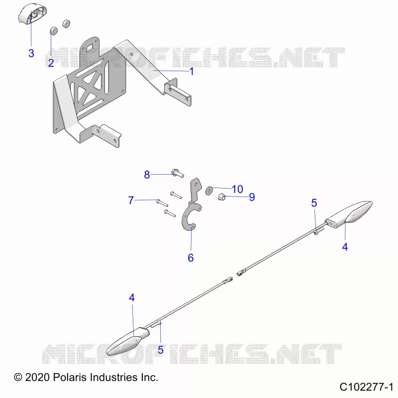 ELECTRICITE, TURN SIGNALS AND LICENSE PLATE
