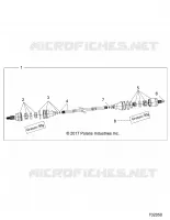 SYSTEME DE TRANSMISSION, FRONT HALF SHAFT
