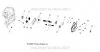 SYSTÈME DE TRANSMISSION, PONT PRINCIPAL OUTPUT SHAFT