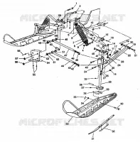 SUSPENSION AVANT AND SKI CLASSIC E942865 AND  CLASSIC TOURING E942875 (49274027400013)