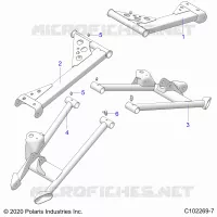 SUSPENSION ARRIERE CONTROL ARMS