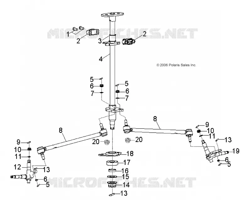 COLONNE DE DIRECTION and TIE ROD ASM.