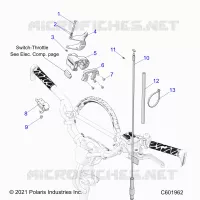 MOTEUR, THROTTLE CONTROL ASM.