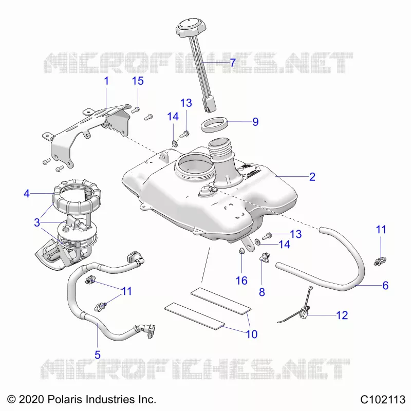 SYSTÃˆME D'ALIMENTATION, FUEL TANK ASM.