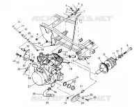 SUPPORT MOTEUR  XPLORER 4X4 W959140 (4930223022A011)
