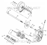 SYSTÈME DE TRANSMISSION 700 RMK 0970966, 700 SKS 0970566, AND EUROPEAN 700 SKS E970566 (4938573857B009)