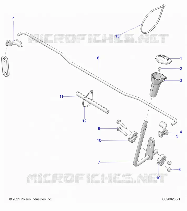SYSTÃˆME DE TRANSMISSION, GEAR SELECTOR