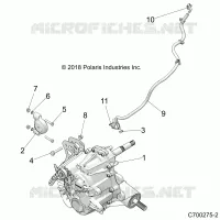 DRIVE TRAIN, MAIN SUPPORT PONT