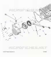 ENGINE, STATOR AND FLYROUE