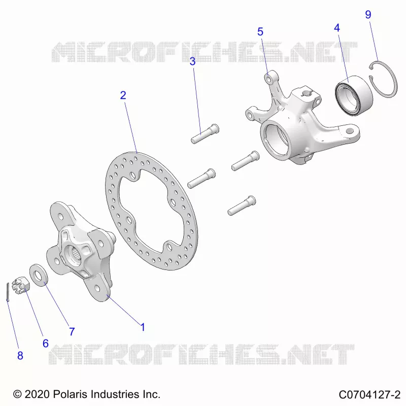 SUSPENSION AVANT CARRIER- Z23N4K99A/99B (C0704127-2)