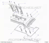 ENGINE, COUVERCLE SOUPAPE & SPARK PLUGS