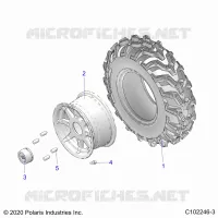 ROUES, FRONT TIRE