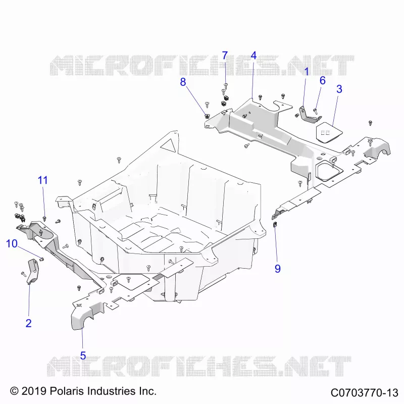 CARROSSERIE ARRIERE RACK, MOUNTING