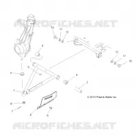 SUSPENSION, A-ARM and SUPPORT MOUNTING
