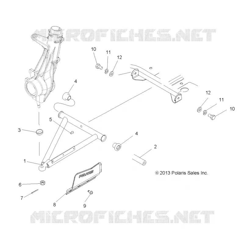 SUSPENSION, A-ARM and SUPPORT MOUNTING