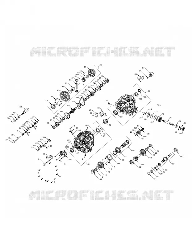 DRIVE TRAIN, PONT PRINCIPAL INTERNALS